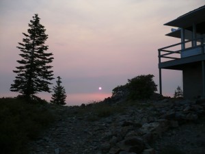Robbs Hut At Sundown
